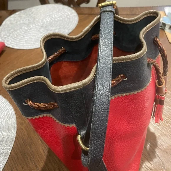 Vintage Dooney & Bourke Drawstring Bucket 
Bag - Picture 7 of 11